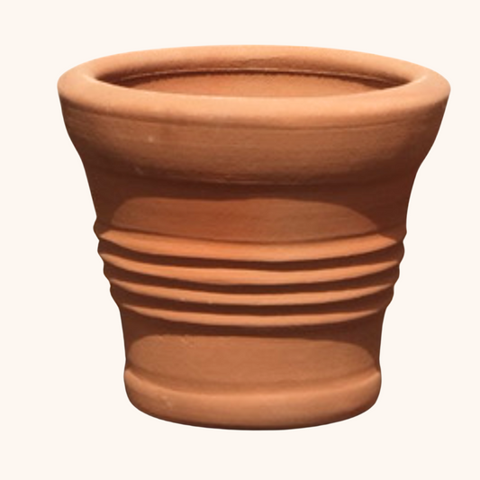 maceta anillos de barro