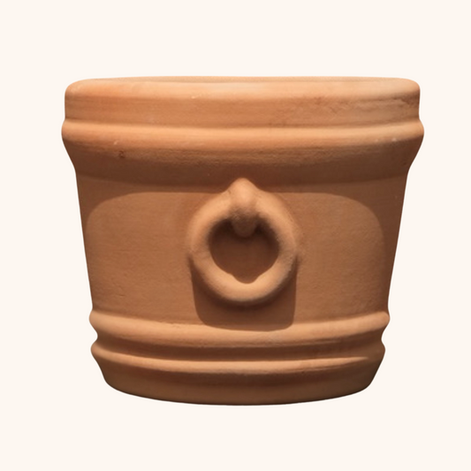 Maceta aros de barro